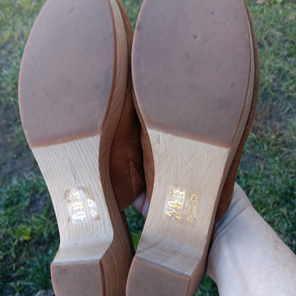 Madewell Leather Clogs Size 7 - Picture 3 of 4